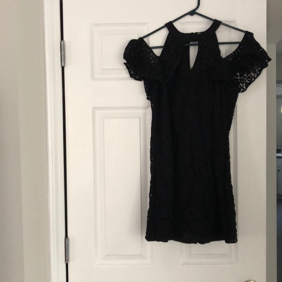 Dresses & Skirts - Candie’s black lace off shoulders dress